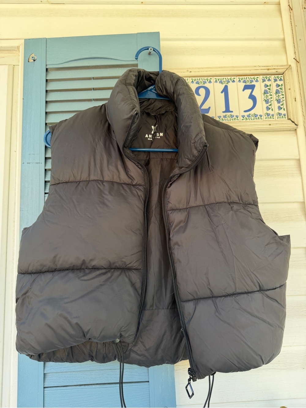 Black Puffer Vest